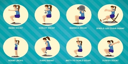 Types of squats