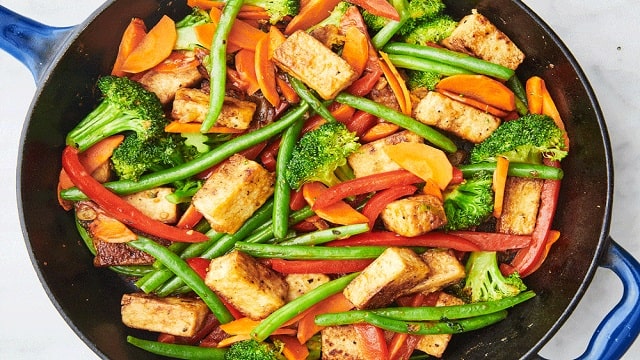 Sauté Vegetables with Tofu