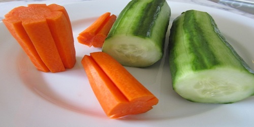 Cucumber or carrot