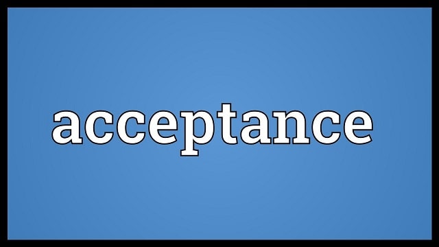 Acceptance Meaning