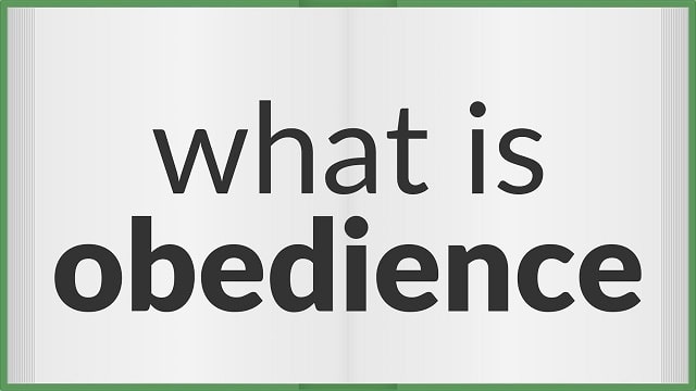 Obedience