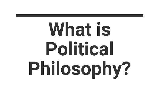 Political Philosophy